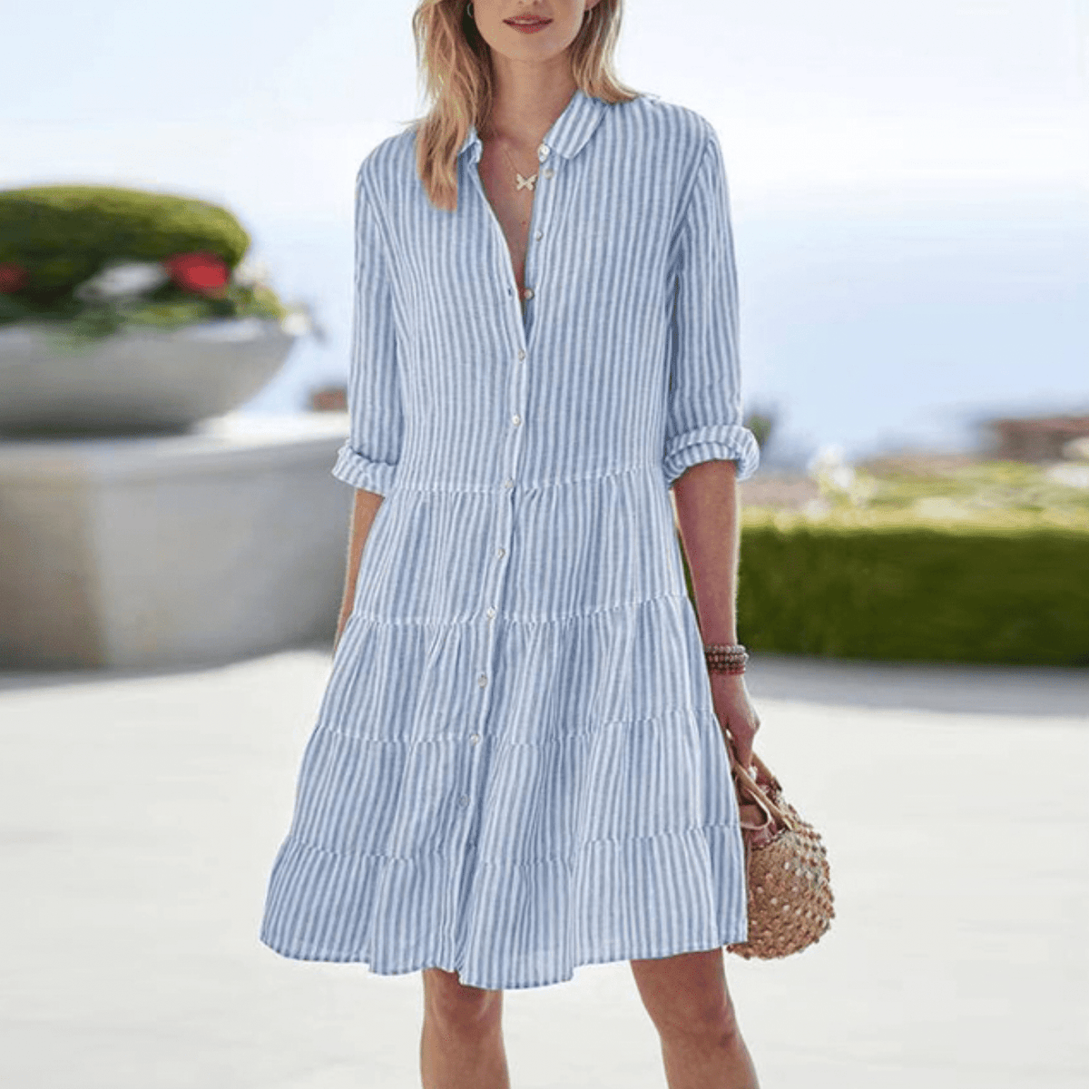 Ashley dress in Blue