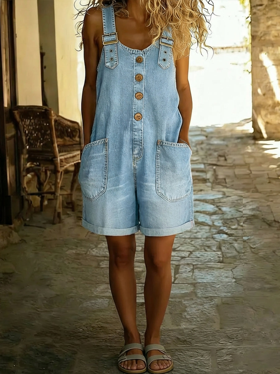 Bree women's jumpsuit in Light Blue