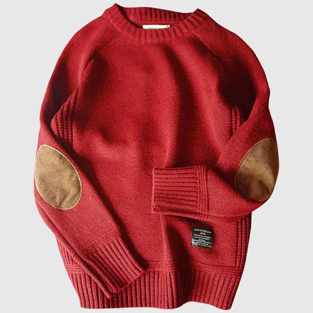 Men's Alpine Sweater Warm Knit Pullover Soft Comfortable Winter Jumper Classic Fit