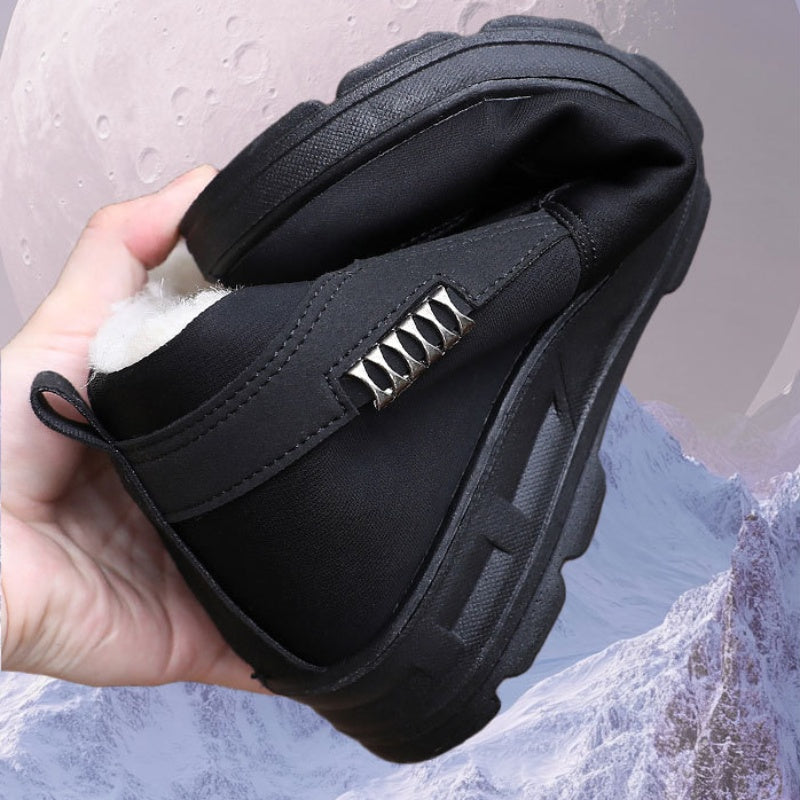 Winter Wool Boots Warm Waterproof Insulated Cold Weather Shoes Men Women