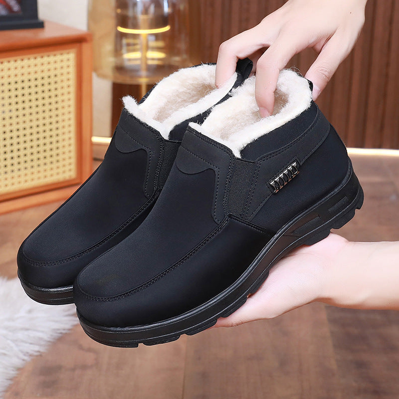 Winter Wool Boots Warm Waterproof Insulated Cold Weather Shoes Men Women