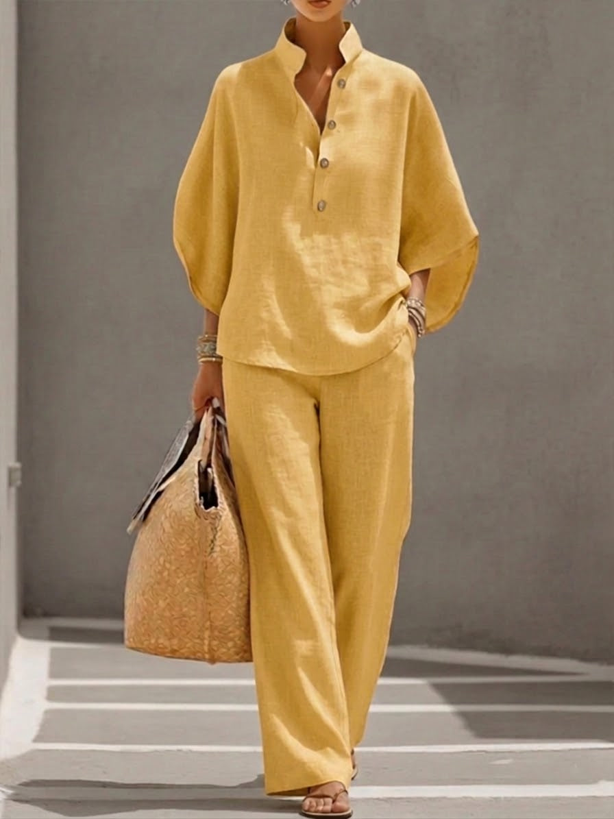 Women's Outfit Set in Yellow