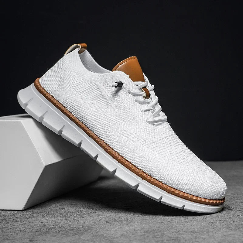 Men's Leather Shoes Breathable Comfort Everyday Casual Smart Formal