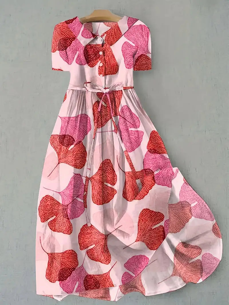 A-line midi dress