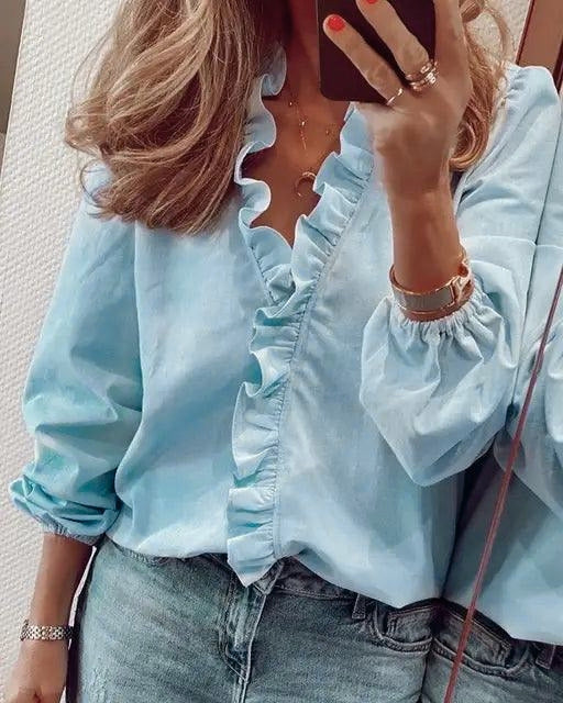 Women's Blouse in Blue