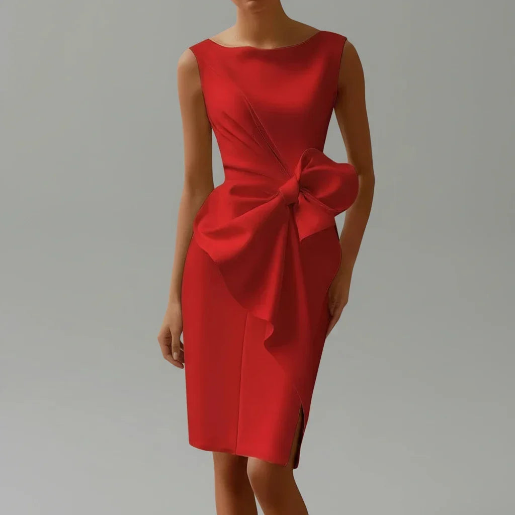 Women's midi sleeveless dress