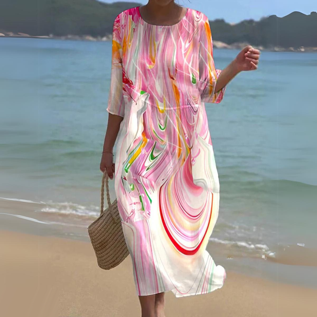 Womens Dress - Elegant Floral Maxi Dress for Summer Weddings & Formal Events 6