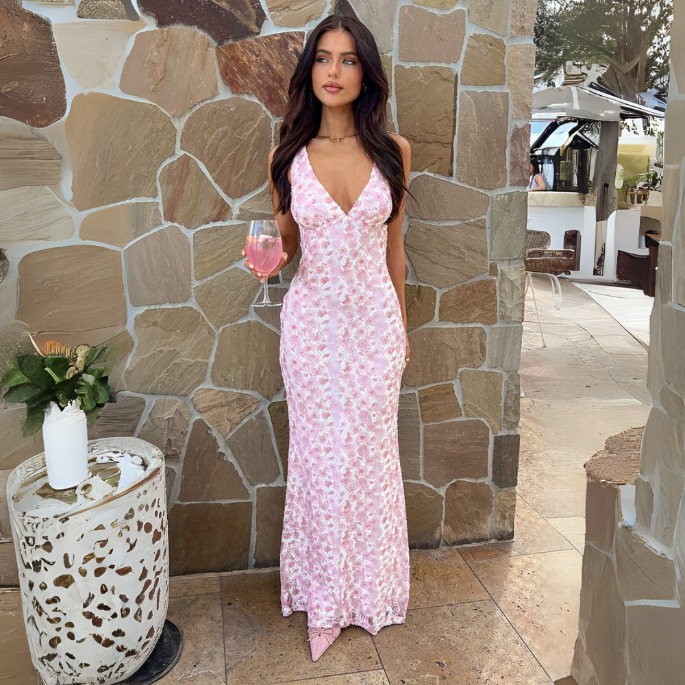 Women's maxi floral dress