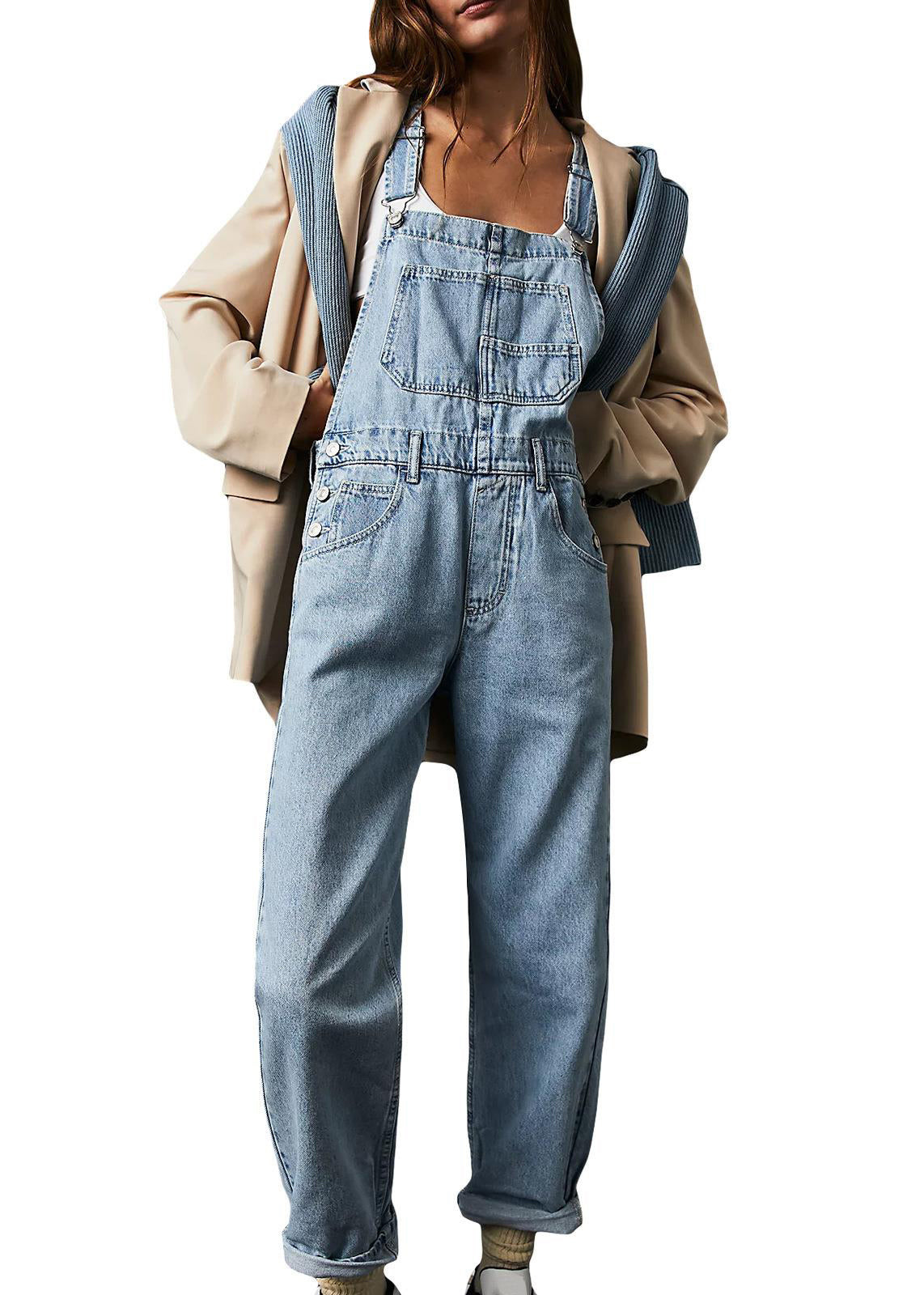 Women's Jumpsuit in Light Blue