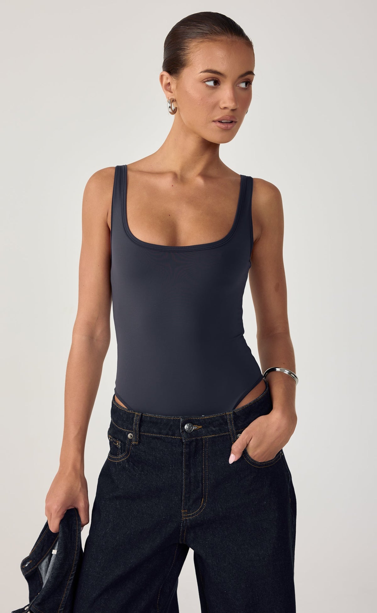 Lukas Bodysuit Navy - Charcoal Clothing
