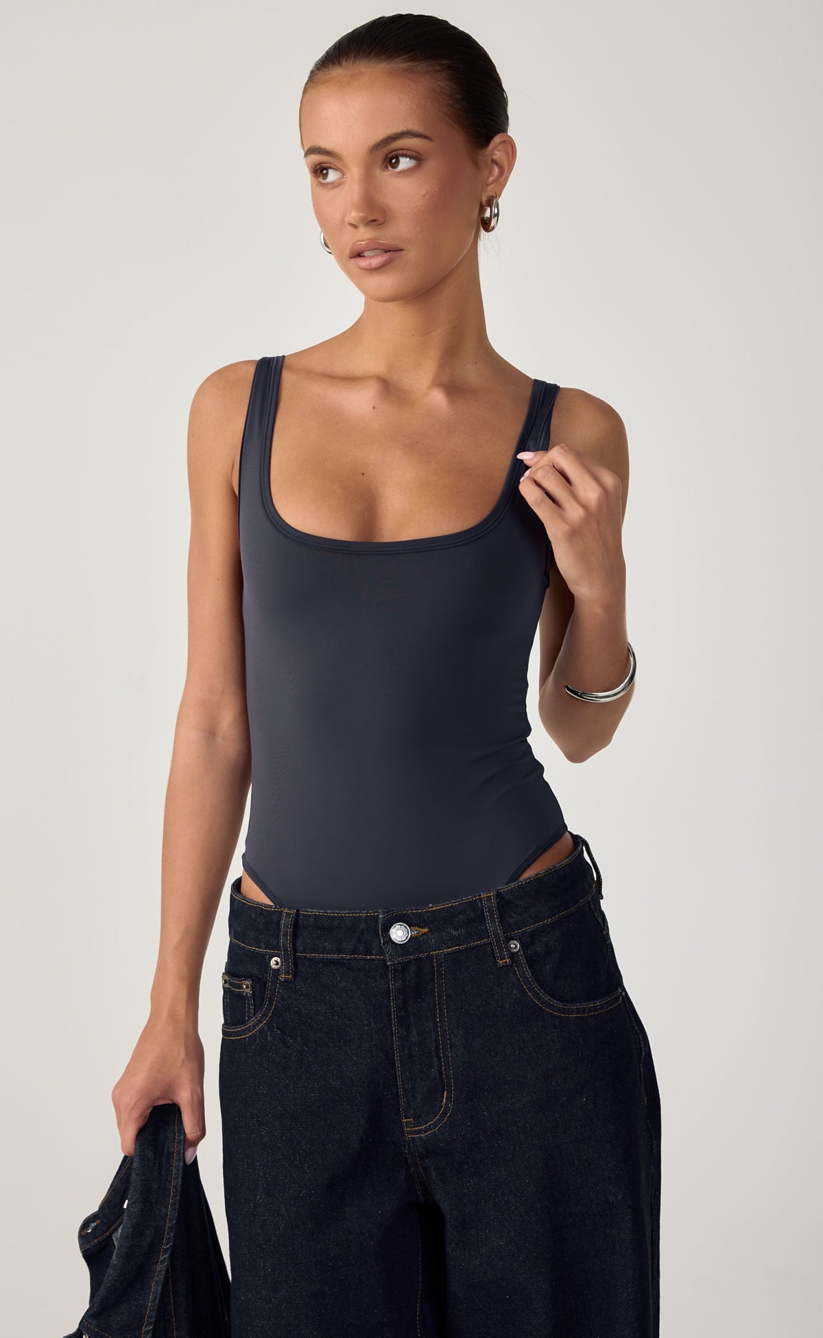 Lukas Bodysuit Navy - Charcoal Clothing