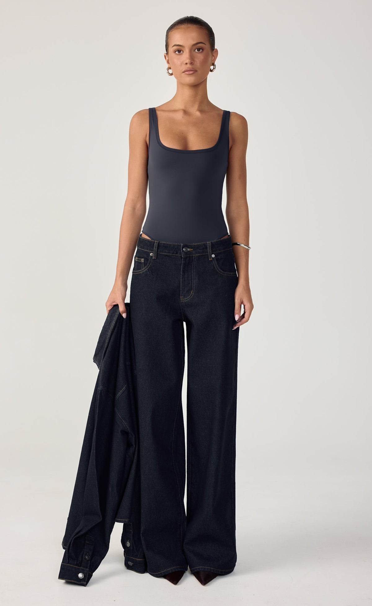 Lukas Bodysuit Navy - Charcoal Clothing