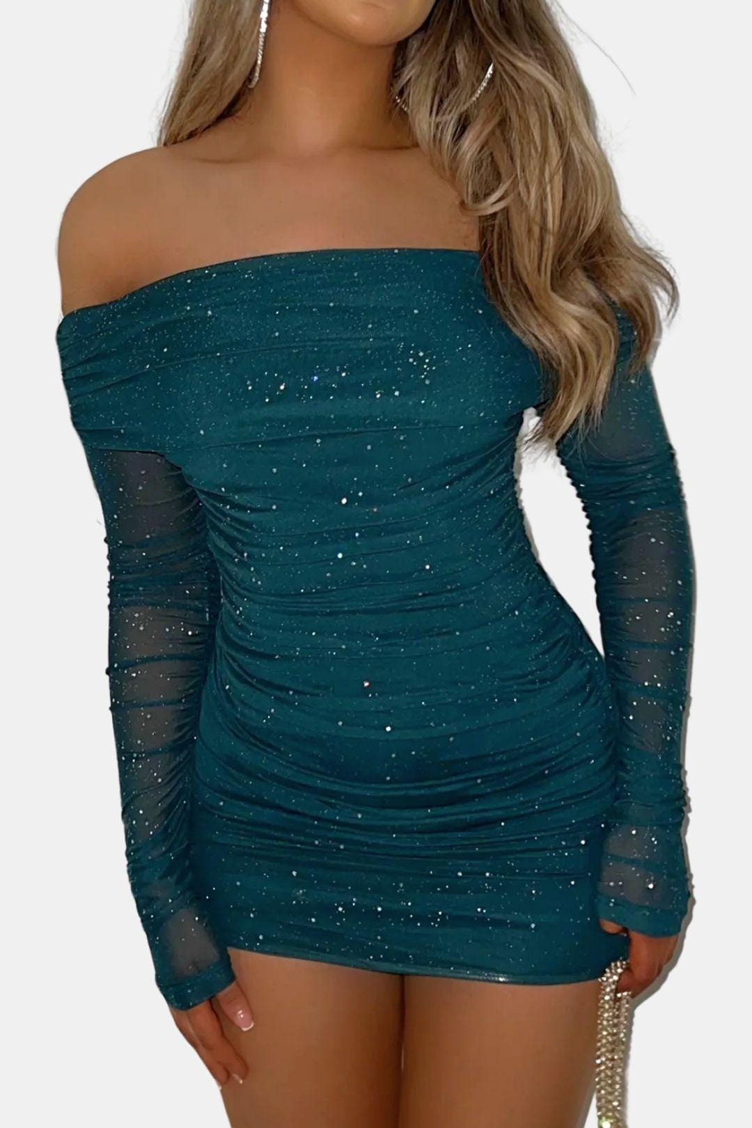 Women's mini off-shoulder dress
