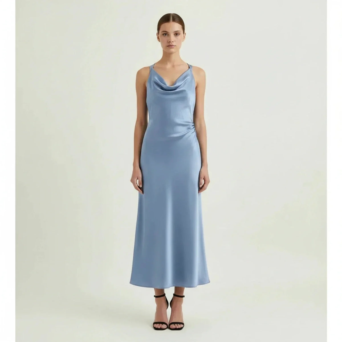 Midi sleeveless dress