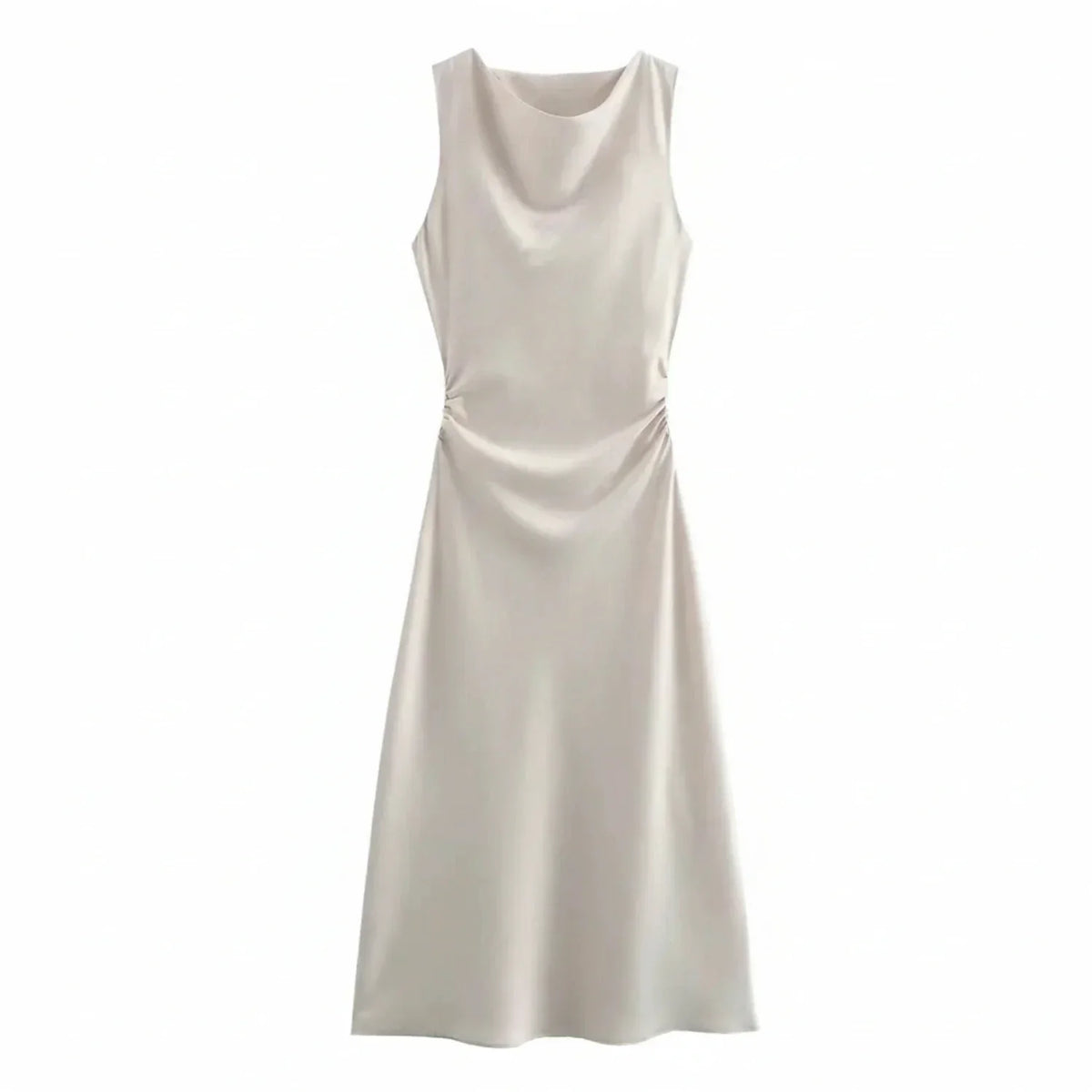 Midi sleeveless dress