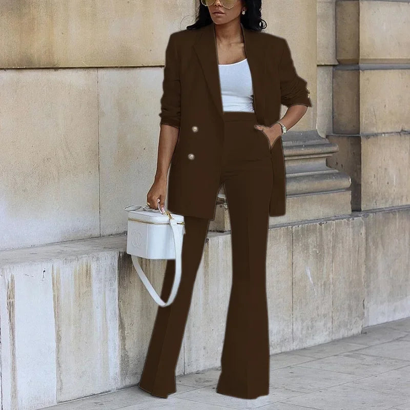 Blazer and trousers set