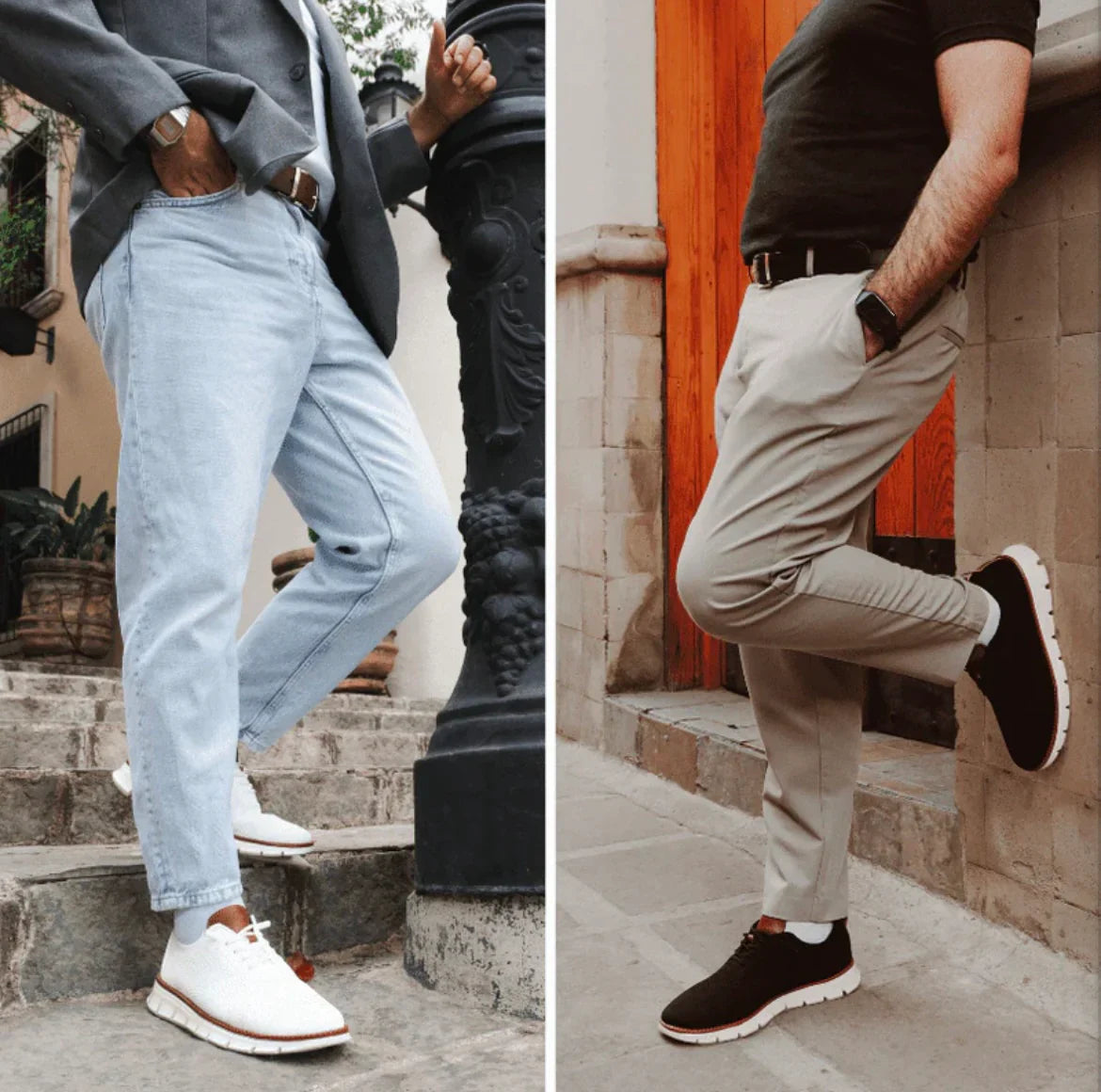 Men's Knit Sneakers Soft Breathable Casual Everyday Shoes Comfort