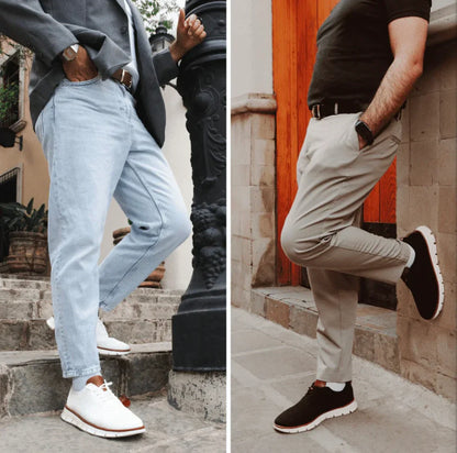 Men's Knit Sneakers Soft Breathable Casual Everyday Shoes Comfort