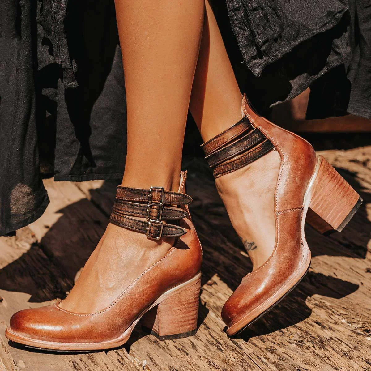 Women's Leather Ankle Boots Chic Elegant Everyday Style