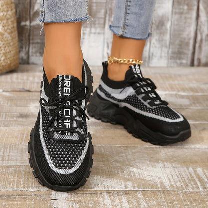 Women's Platform Shoes Sporty Casual Lightweight Everyday Trainers