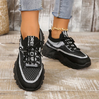 Women's Platform Shoes Sporty Casual Lightweight Everyday Trainers