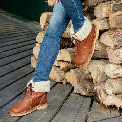 Women's Waterproof Boots Wool Lined Warm Winter Casual Everyday