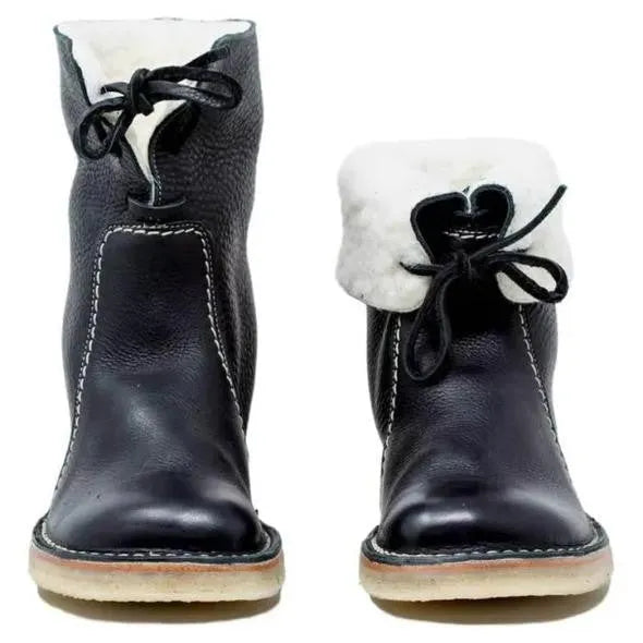 Women's Waterproof Boots Wool Lined Warm Winter Casual Everyday