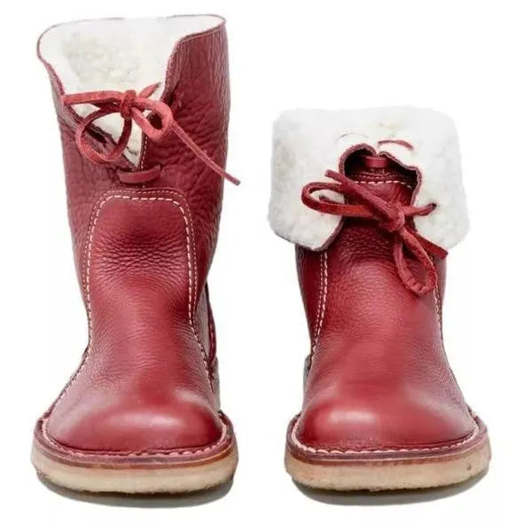 Women's Waterproof Boots Wool Lined Warm Winter Casual Everyday