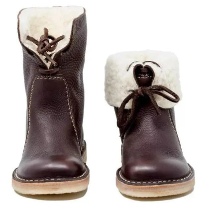 Women's Waterproof Boots Wool Lined Warm Winter Casual Everyday