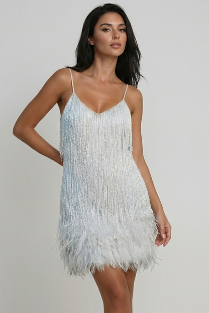 Jane women's mini dress in White