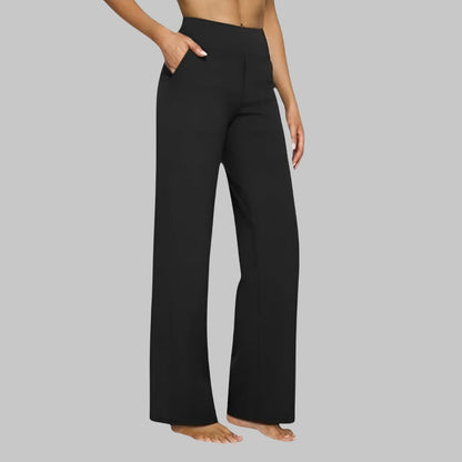 Enora linen trousers in Black