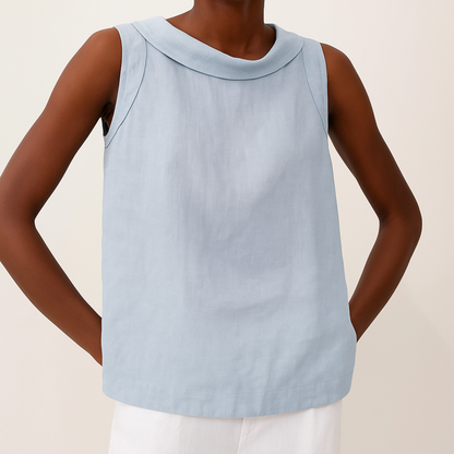 Margot women's tank top in Blue