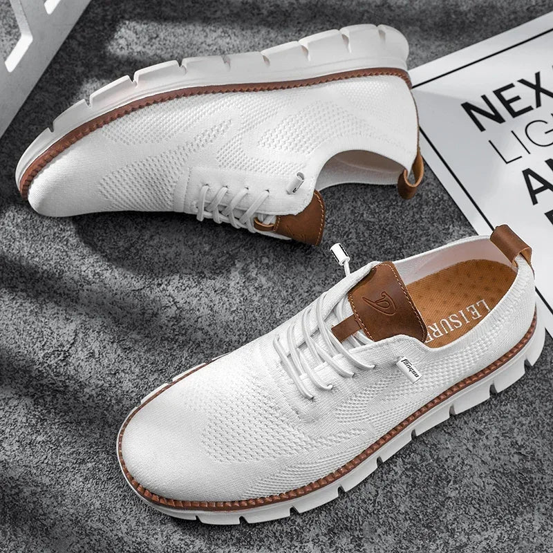 Men's Leather Shoes Breathable Comfort Everyday Casual Smart Formal