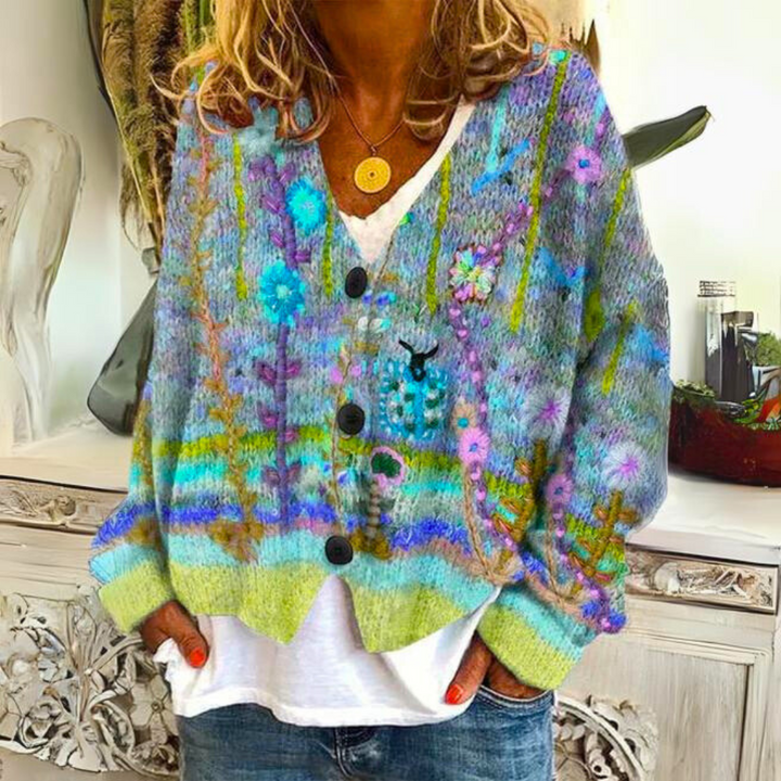 Knitted Sweater Cosy Colourful Pullover Women's Casual Everyday Knitwear