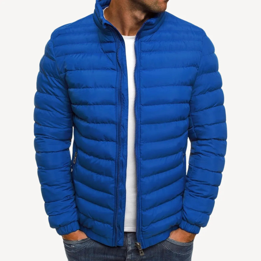 Men's Puffer Jacket Warm Insulated Stylish Winter Coat