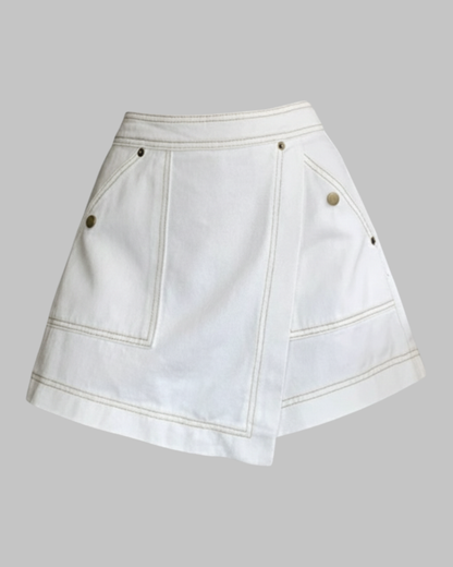 Holly | Denim Mini Skort