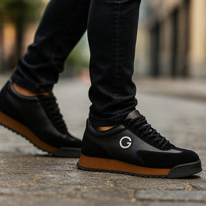 Suede Sneakers Men Casual Elegant Comfortable Everyday Smart Casual Shoes