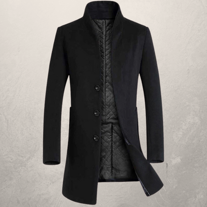 Men's Tailored Coat Elegant Fit Smart Casual Everyday Wear