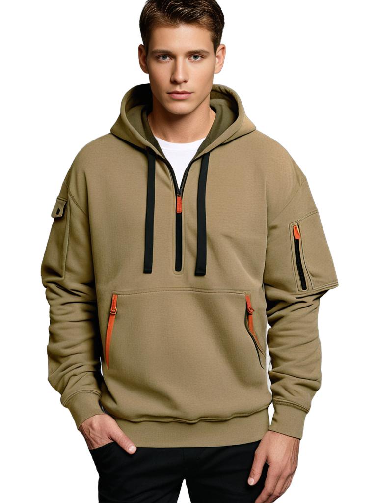 Men's Casual Hoodie Sweatshirt Winter Warm Stylish Everyday Wear