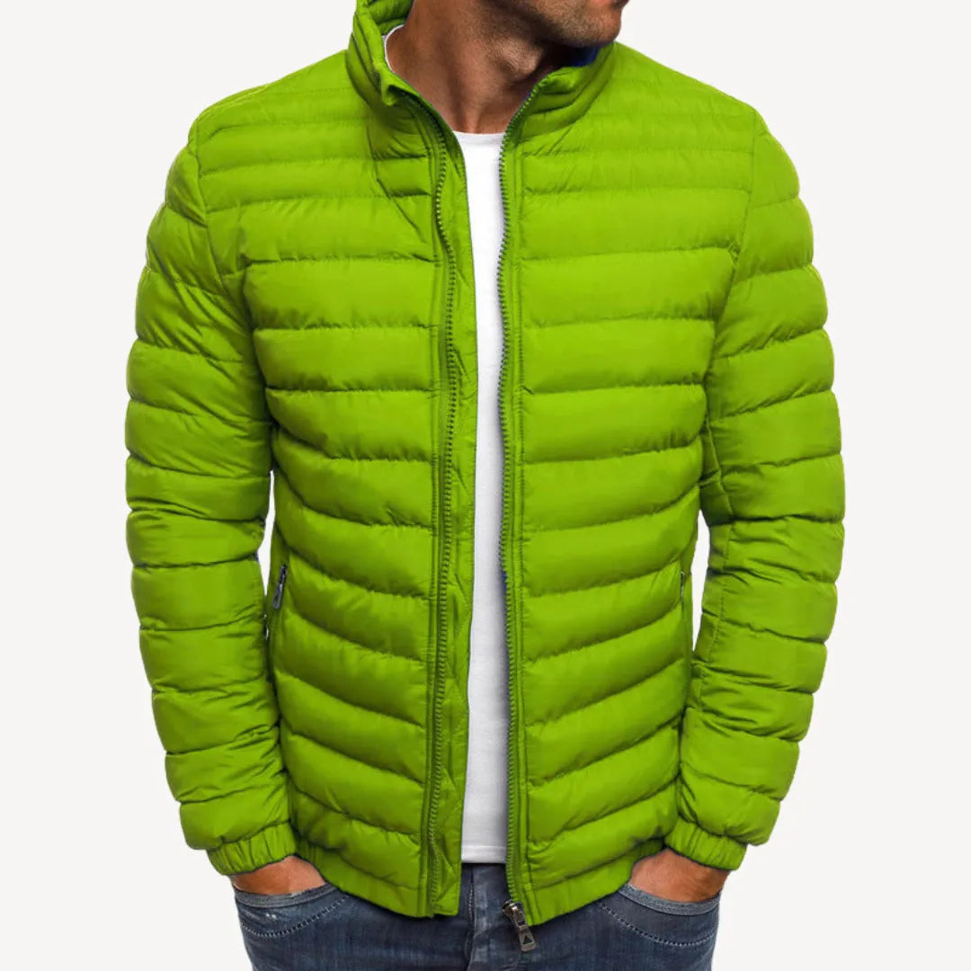 Men's Puffer Jacket Warm Insulated Stylish Winter Coat