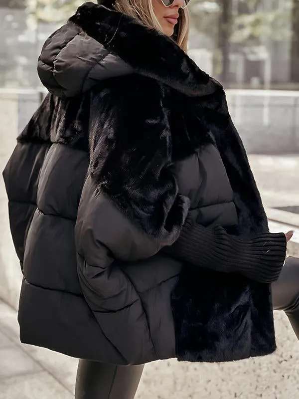 Women's Hooded Winter Jacket Stylish Cozy Warm Casual Outdoor