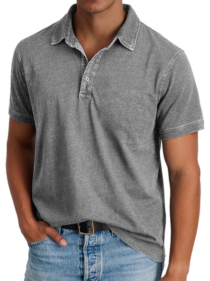 Spencer polo shirt in Gray
