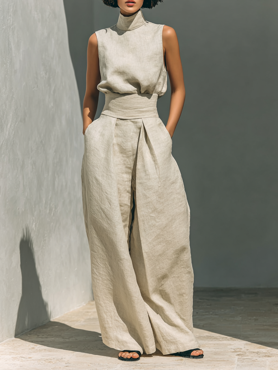 Maria outfit set in Khaki