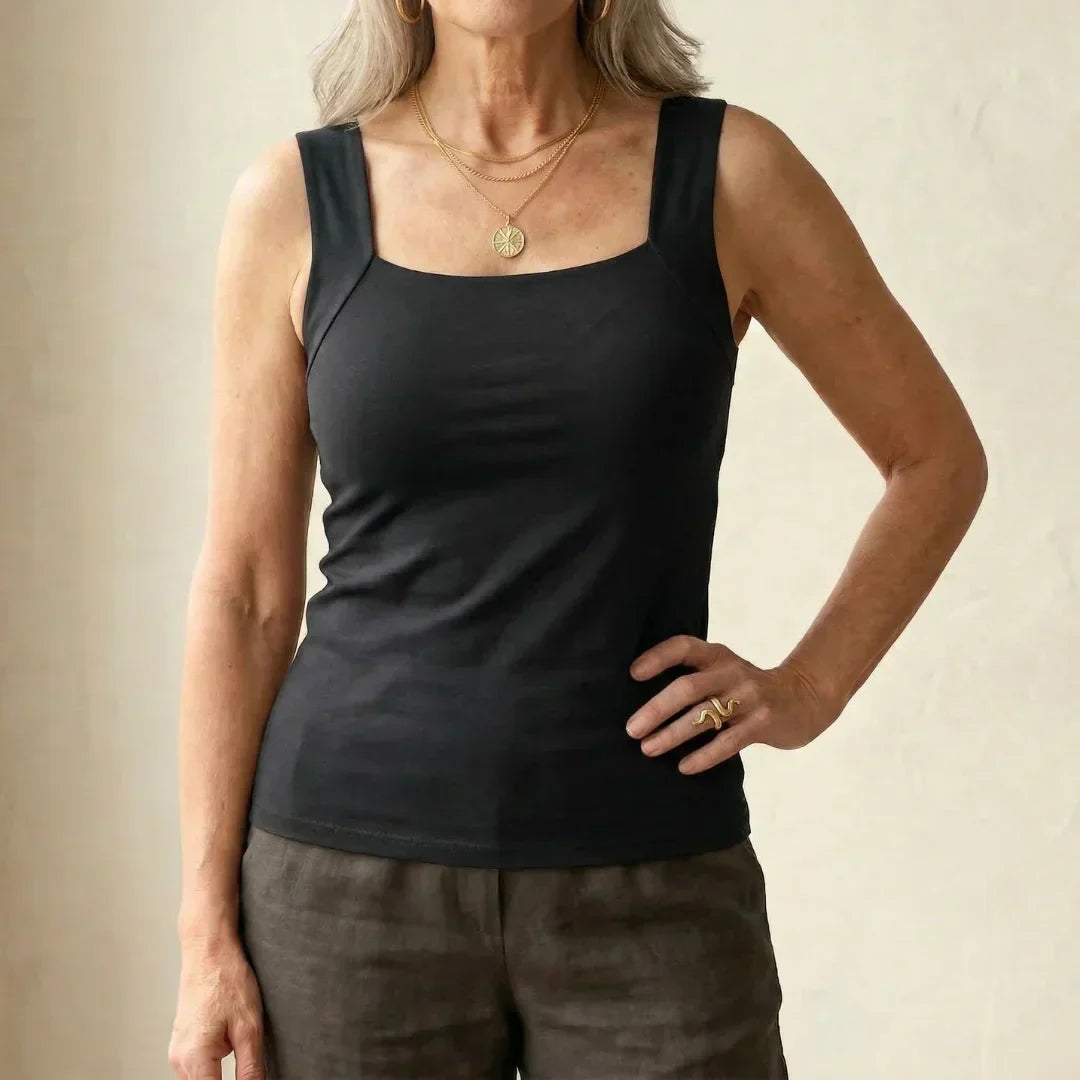 Roxanne tank top in Black