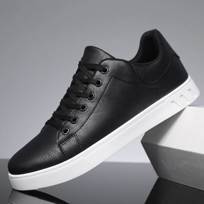 Men's Casual Lace-Up Sneakers Comfortable Walking Shoes Everyday Trainers