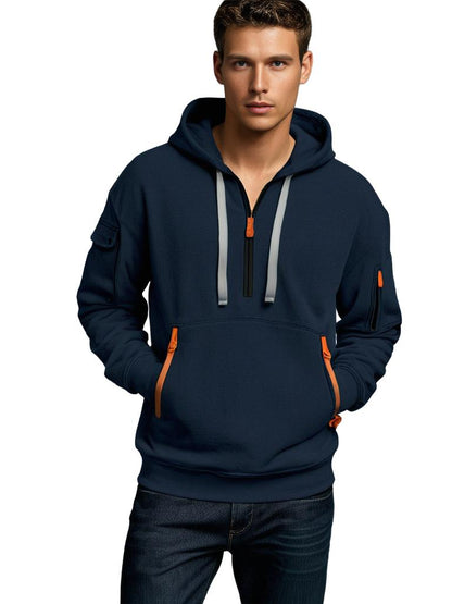 Men's Casual Hoodie Sweatshirt Winter Warm Stylish Everyday Wear