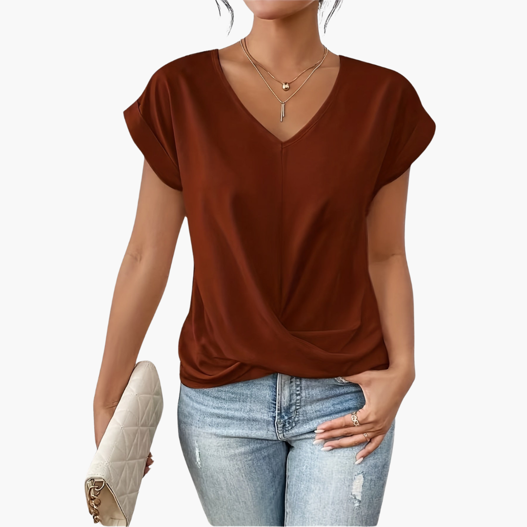 Clara women's t-shirt in Red