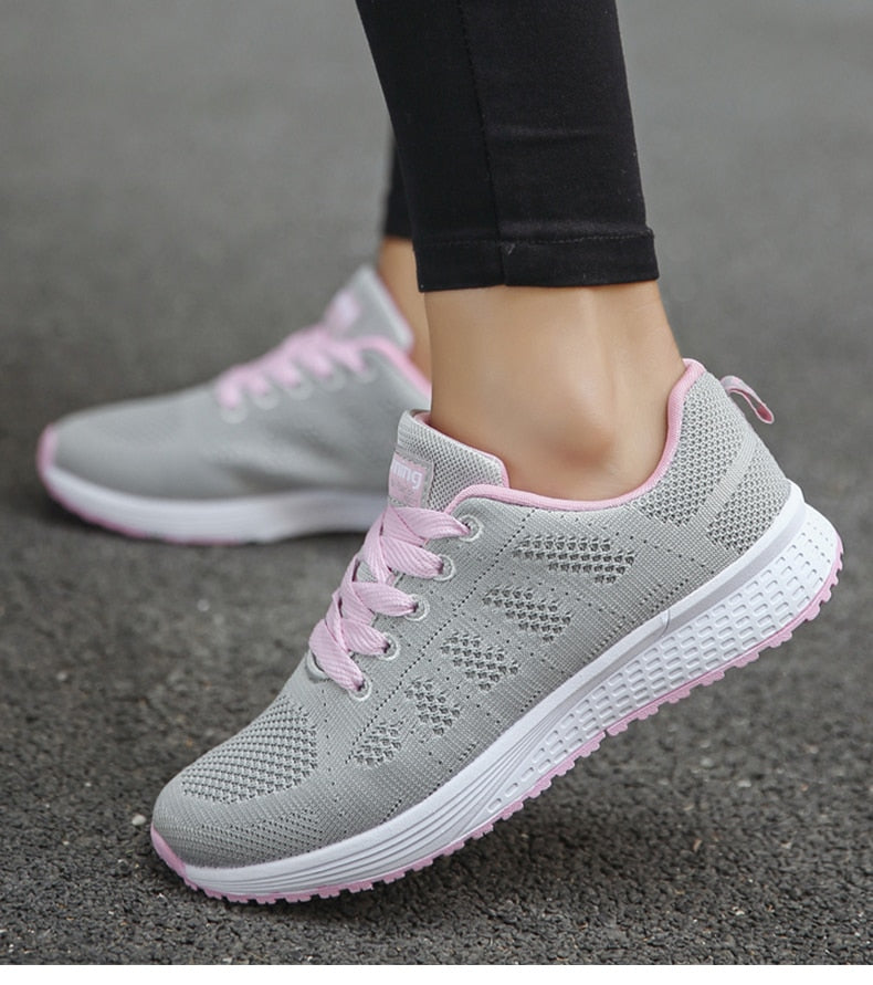 Women's Orthopedic Sport Shoes Lace-Up Support Everyday Training