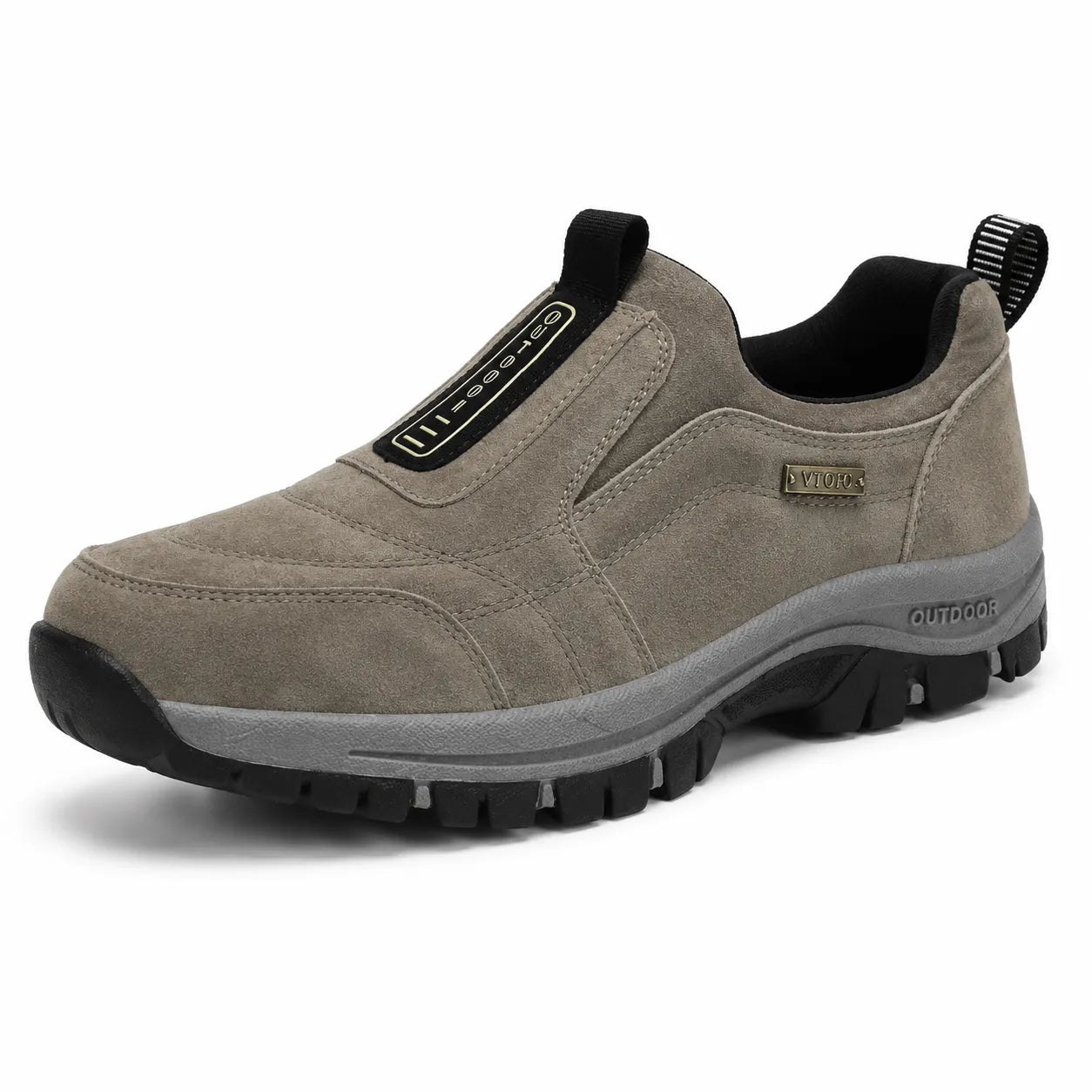 Orthopedic Hiking Shoes Slip-On Lightweight Tread Sole Everyday Walking