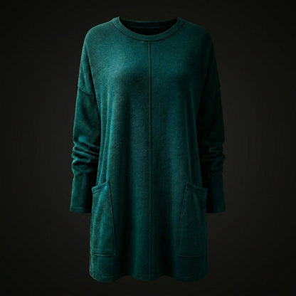 Women's Long Sweater Casual Modern Knit Top Comfortable Everyday